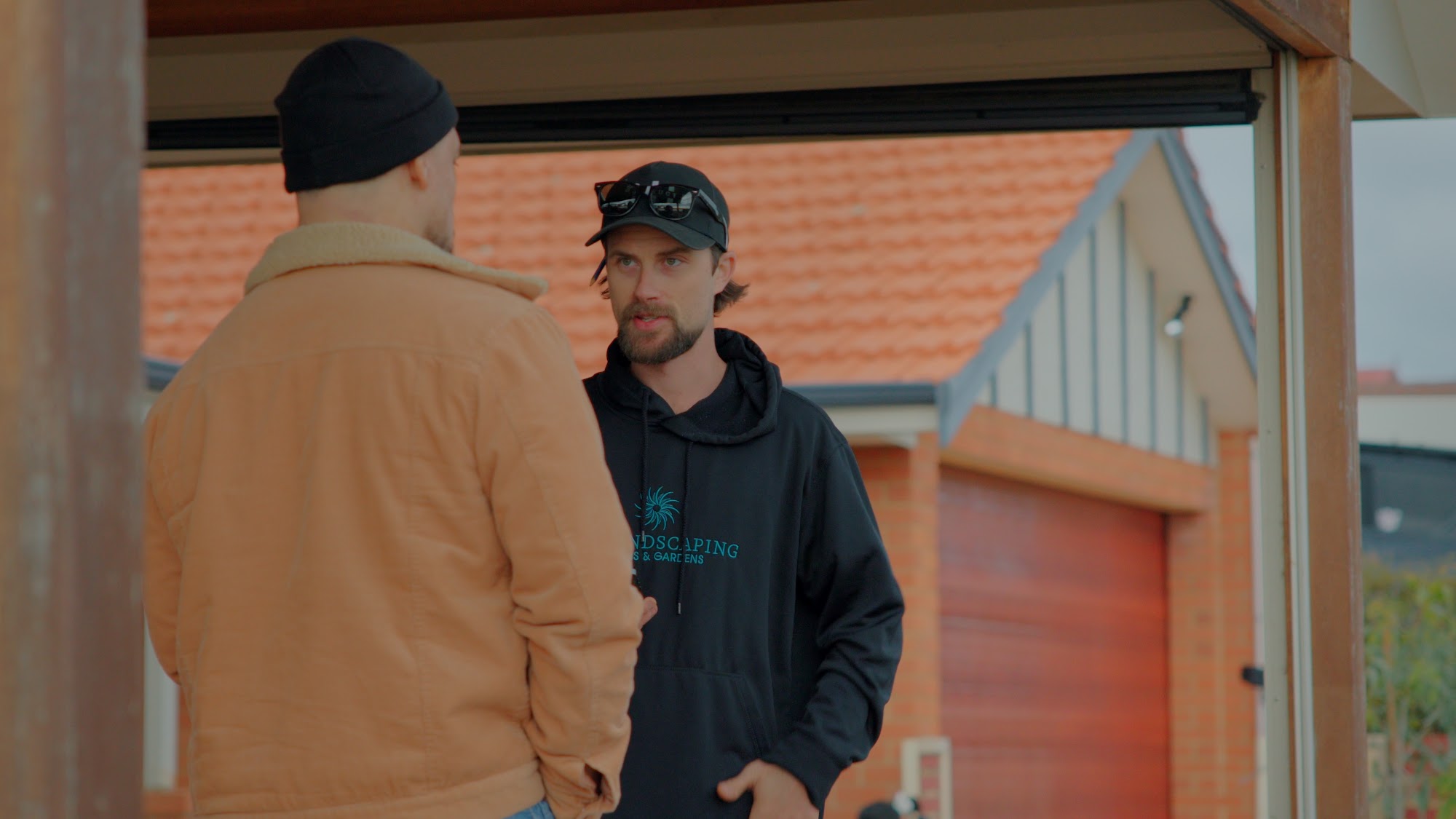 On site with a client